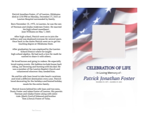 Flag Funeral Program Template, Patriotic Memorial Service design preview