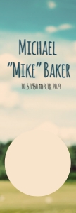 Golf Funeral Bookmark Templare: Golf Memorial Bookmark Template - Editable 2x6" Corjl Digital