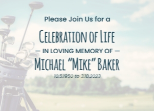 Golf Invitation Template design preview