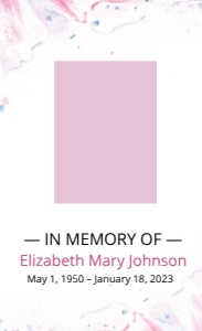Butterfly Prayer Card Template  Editable Funeral Prayer Card design preview