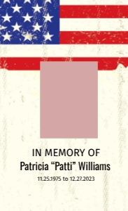 Veteran Funeral Prayer Card Template, Memorial Keepsake design preview