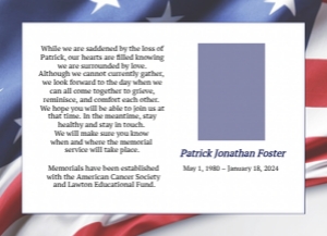 Flag Announcement Template: Flag Funeral Announcement Template,Memorial Service Invite