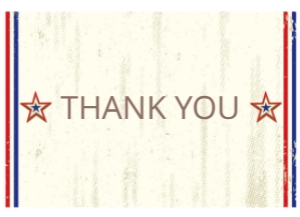 Veteran Thank You Template: Veteran Funeral Thank You Card Template, Memorial Appreciation