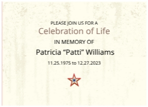 Veteran Funeral Invitation Template, Memorial Celebration of Life design preview