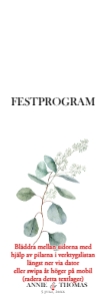 Festprogram Långt BR005 design preview