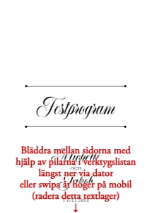 Festprogram Litet BR003 design preview