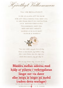 Inlaga Festprogram Litet BR012 design preview