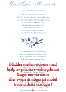 Inlaga Festprogram Litet BR008 design preview