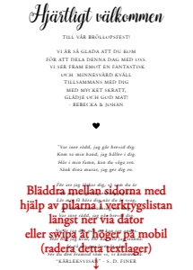 Inlaga Festprogram Litet BR007 design preview