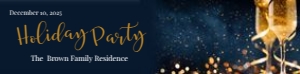 Holiday Party -champagne blue: Holiday Party- Champagne Blue
