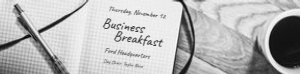 Business Breakfast design preview