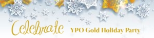 Holiday Party- golden snowflake: Holiday Party- golden snowflake