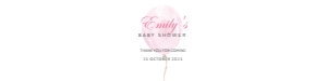 PINK BALLOON WATER: BABY SHOWER BUNDLE_PINK BALLOON