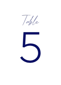 TABLE NUMBER SANTORINI_: WEDDING BUNDLE SANTORINI