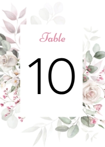 TABLE NUMBERS ETERNAL BLOOM_: WEDDING BUNDLE ETERNAL BLOOM