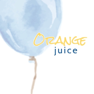 CYAN BALOON ORANGE JUICE: BABY SHOWER BUNDLE_BLUE BALLOON