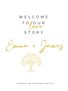 WELCOME BOARD VERT TREE OF LIFE_: WEDDING BUNDLE TREE OF LIFE