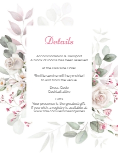 DETAILS CARD ETERNAL BLOOM_: WEDDING BUNDLE ETERNAL BLOOM