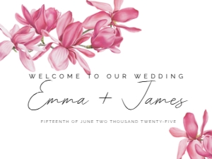 MAGNOLIAS WELCOME HORIZONTAL: WEDDING BUNDLE MAGNOLIAS