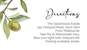 DIRECTION CARD OLIVE GROVE_: WEDDING BUNDLE OLIVE GROVE