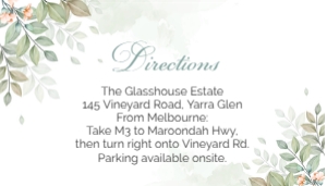 DIRECTION CARD GREENERY_: WEDDING BUNDLE GREENERY