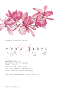 MAGNOLIAS INVITATION: WEDDING BUNDLE MAGNOLIAS