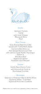 Blue Swan Menu: BABY SHOWER BUNDLE_BLUE SWAN