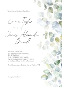 WEDDING BUNDLE EUCALYPTUS design preview