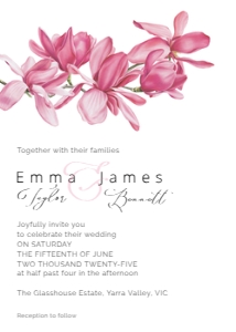INVITATION_MAGNOLIAS: WEDDING BUNDLE MAGNOLIAS