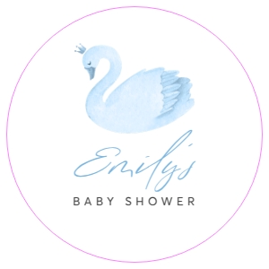 Blue Swan Toppers: BABY SHOWER BUNDLE_BLUE SWAN