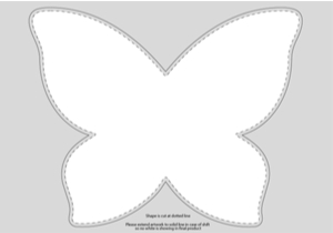 Butterfly Cutout design preview