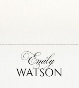 Classic Ivory Place Cards design preview