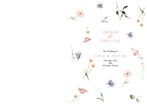 Lola Order of Service: Lola Invitation