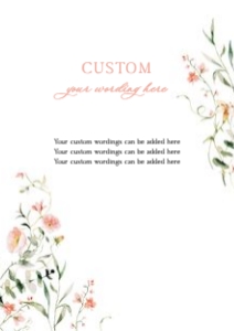 Lola Custom A5 Sign: Lola Invitation