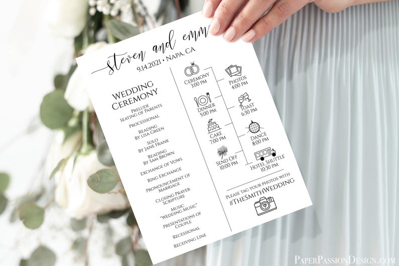 Editable Our Love Story Timeline Template Personalized 5 Year 