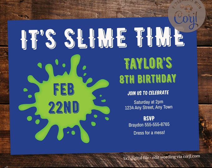 Slime Time / Birthday Taylor's Slime Party