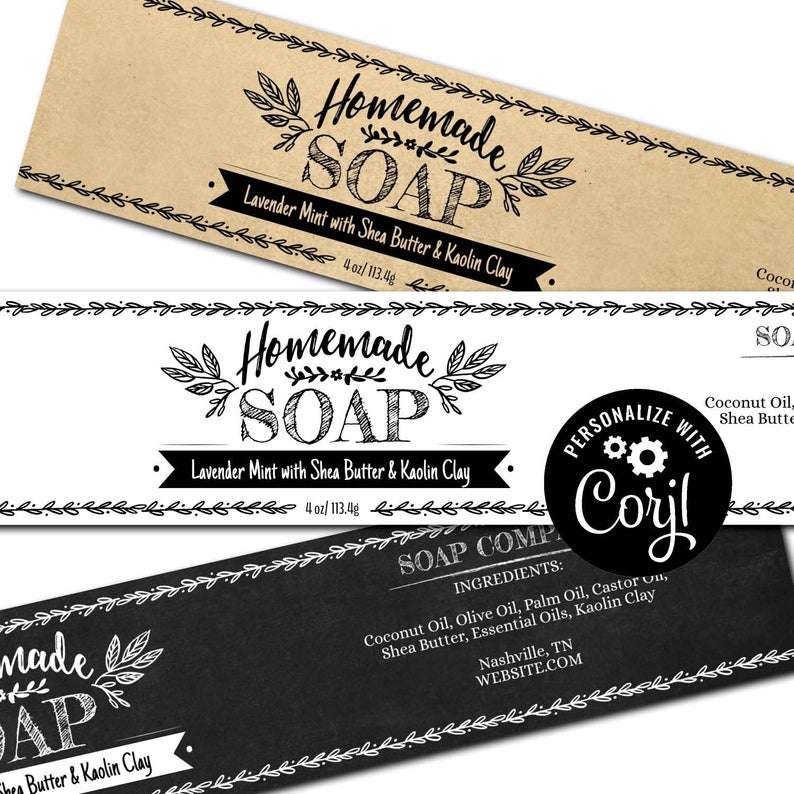 Free Soap Cigar Band Label Template