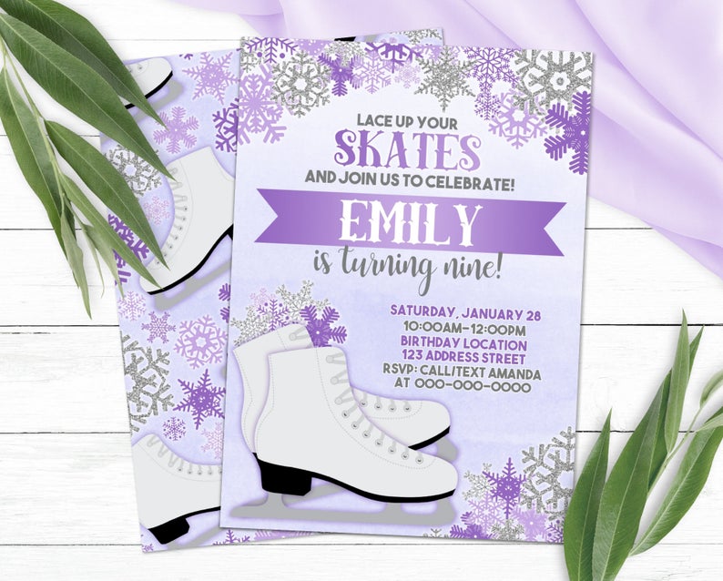 ice-skating-party-invitations-templates-corjl for Free Printable Ice Skating Birthday Party Invitations Template Ice Skating Party Invitations Templates | Corjl for Free Printable Ice Skating Birthday Party Invitations Template