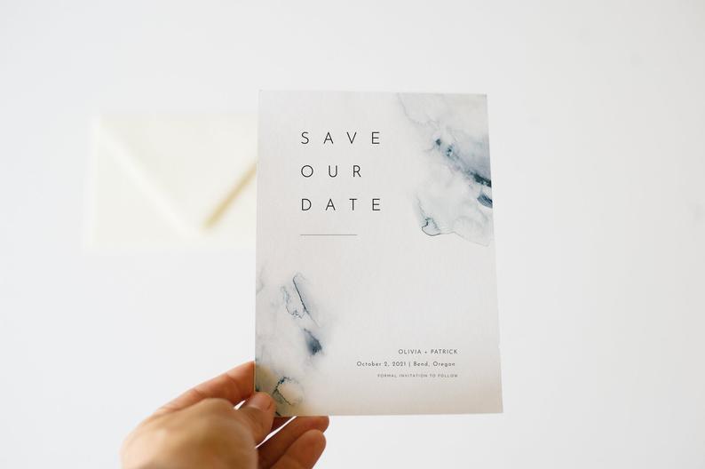 Elaina | Save The Date Template, Minimalist Save The Date, Editable Save The Date, Minimalist Modern Save The Date, Save Our Date Template
