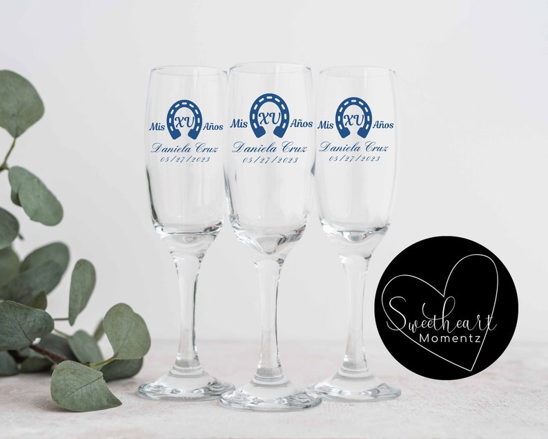 Charro Quinceanera Champagne Glass Svg, Personlized Mis XV Anos Champagne Glass, Copa de Quinceañera, Quinceanera svg, Mis Quince Anos Svg